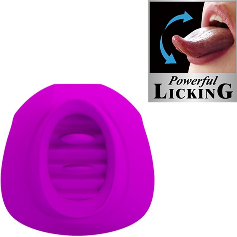 PRETTY LOVE - ESTELLE TONGUE CLITORIS STIMULATOR 12 VIBRATIONS PURPLE - Amore24