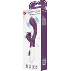 PRETTY LOVE - BUTTERFLY KISS RABBIT VIBRATOR & G-SPOT STIMULATOR PURPLE - Amore24