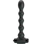 PRETTY LOVE - LYNN SILICONE ANAL PLUG 10 VIBRATIONS BLACK - Amore24