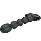 PRETTY LOVE - LYNN SILICONE ANAL PLUG 10 VIBRATIONS BLACK - Amore24