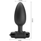 PRETTY LOVE - VIBRA BUTT PLUG 2 ANAL PLUG 10 VIBRATIONS BLACK - Amore24
