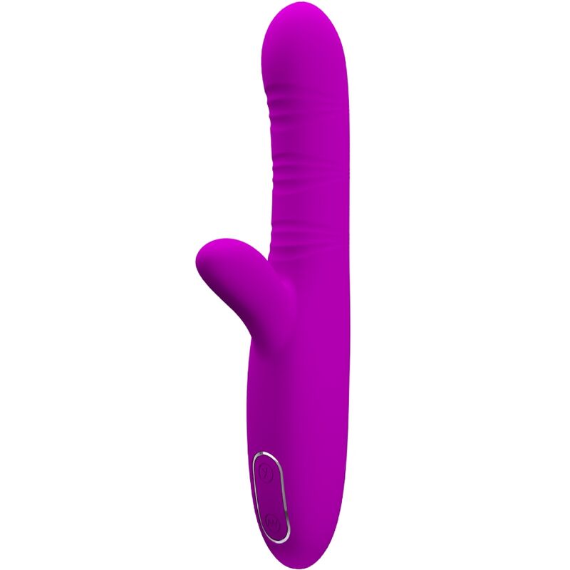 PRETTY LOVE - ANGELIQUE MULTIFUNCTION VIBRATOR + CLITORIS STIMULATOR PURPLE - Amore24