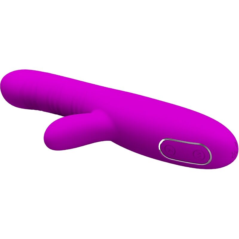PRETTY LOVE - ANGELIQUE MULTIFUNCTION VIBRATOR + CLITORIS STIMULATOR PURPLE - Amore24