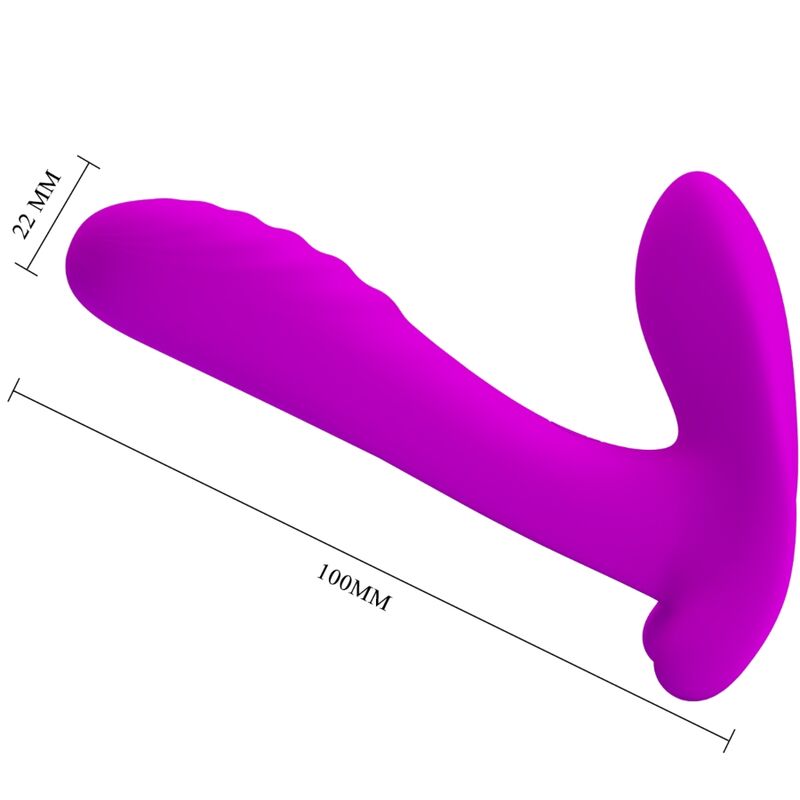 PRETTY LOVE - MASSAGER & VIBRATOR 12 VIBRATIONS REMOTE CONTROL PURPLE - Amore24