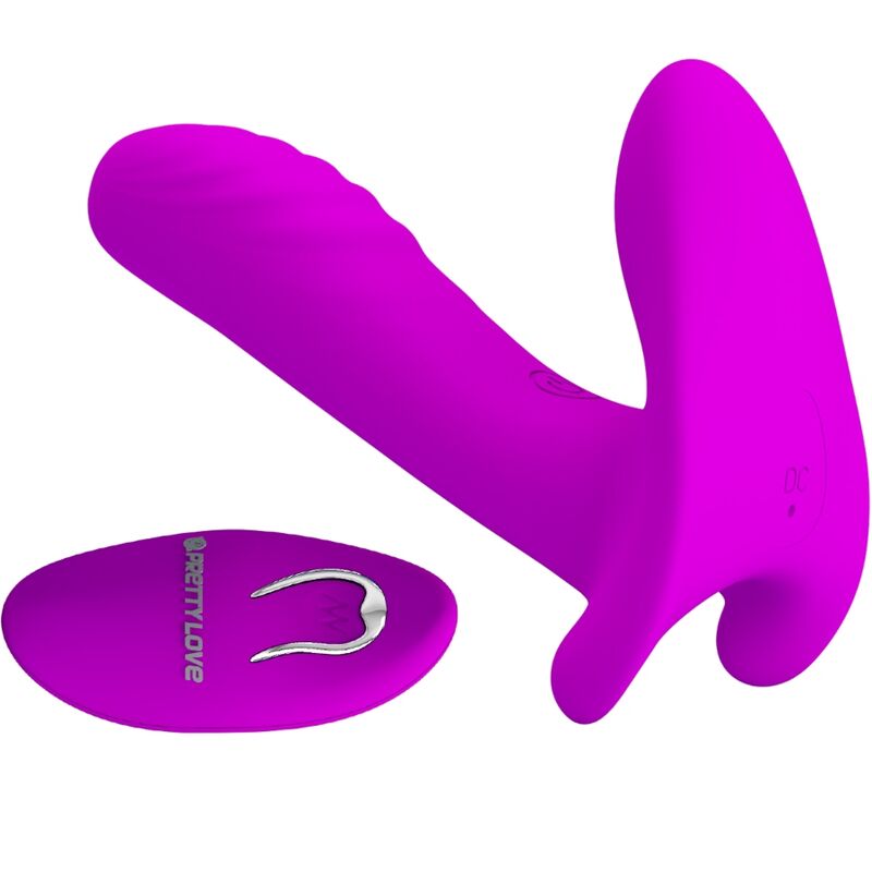PRETTY LOVE - MASSAGER & VIBRATOR 12 VIBRATIONS REMOTE CONTROL PURPLE - Amore24