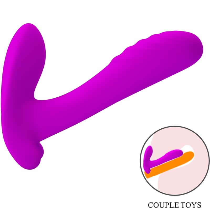 PRETTY LOVE - MASSAGER & VIBRATOR 12 VIBRATIONS REMOTE CONTROL PURPLE - Amore24