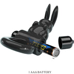 PRETTY LOVE - EXCITING RING RABBIT VIBRATOR RING 10 VIBRATIONS BLACK - Amore24