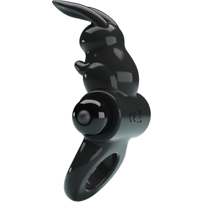 PRETTY LOVE - EXCITING RING RABBIT VIBRATOR RING 10 VIBRATIONS BLACK - Amore24
