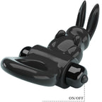 PRETTY LOVE - EXCITING RING RABBIT VIBRATOR RING 10 VIBRATIONS BLACK - Amore24