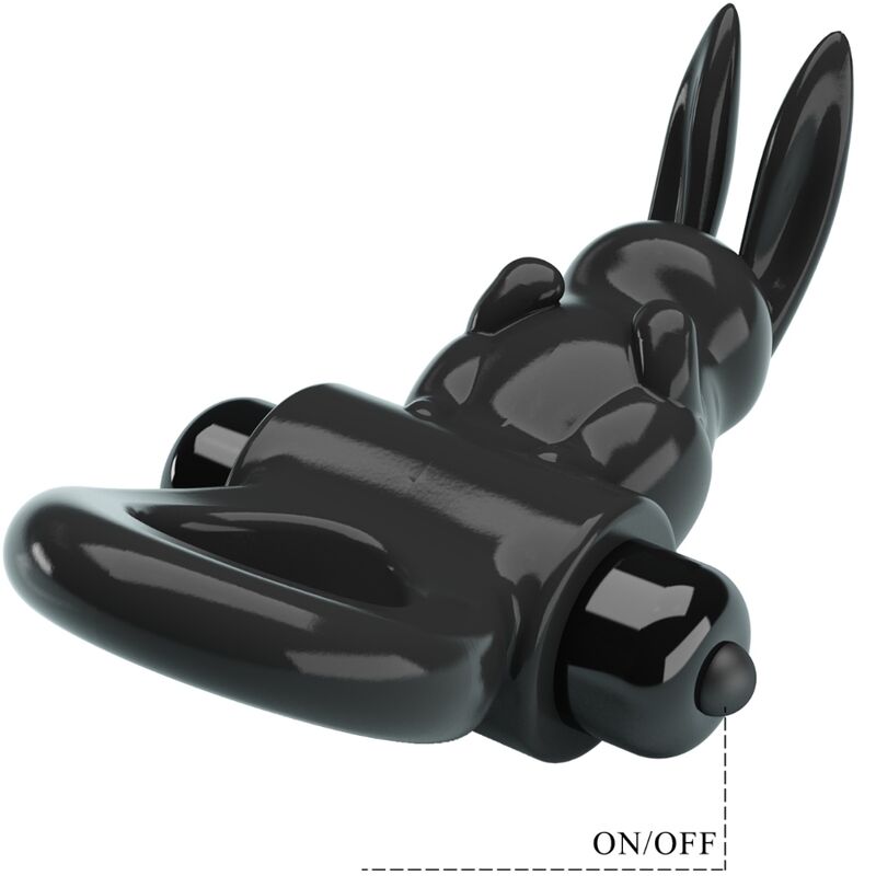 PRETTY LOVE - EXCITING RING RABBIT VIBRATOR RING 10 VIBRATIONS BLACK - Amore24