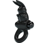 PRETTY LOVE - EXCITING RING RABBIT VIBRATOR RING 10 VIBRATIONS BLACK - Amore24
