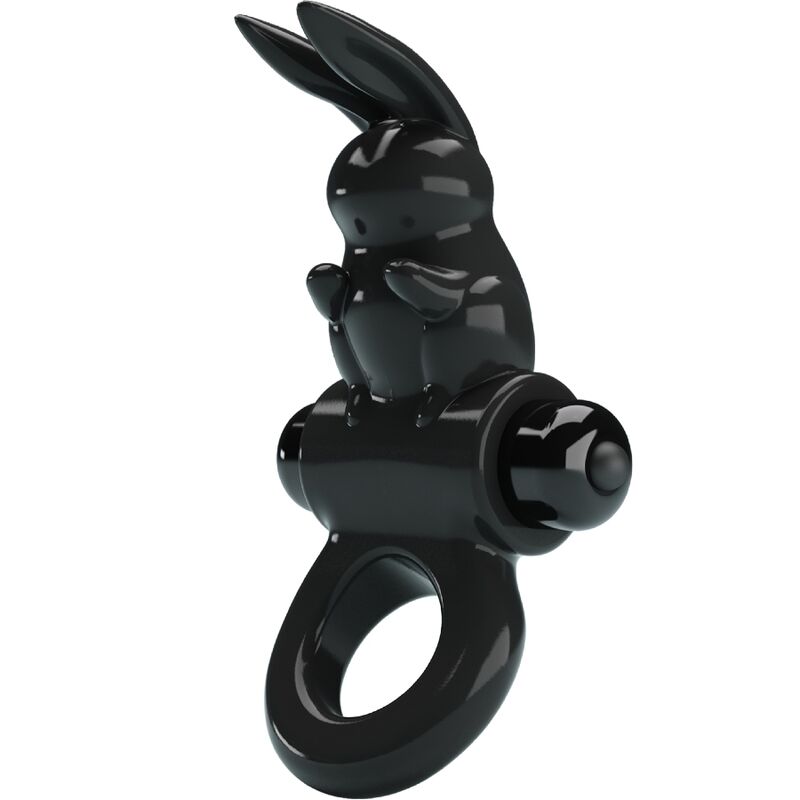 PRETTY LOVE - EXCITING RING RABBIT VIBRATOR RING 10 VIBRATIONS BLACK - Amore24