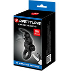 PRETTY LOVE - EXCITING RING RABBIT VIBRATOR RING 10 VIBRATIONS BLACK - Amore24