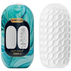PRETTY LOVE - HOT WAVE SILICONE MALE MASTURBATOR WHITE - Amore24