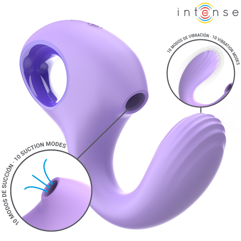 INTENSE - BAXTER VIBRATOR & STIMULATOR VIOLET - Amore24