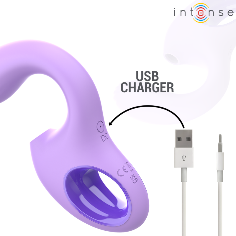 INTENSE - BAXTER VIBRATOR & STIMULATOR VIOLET - Amore24