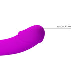 PRETTY LOVE - KELPIE DOUBLE STRAP-ON STIMULATOR PURPLE - Amore24
