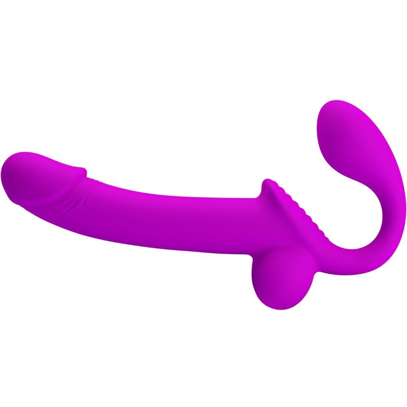 PRETTY LOVE - KELPIE DOUBLE STRAP-ON STIMULATOR PURPLE - Amore24