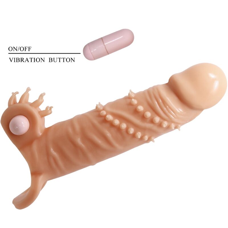 PRETTY LOVE - CONNOR PENIS SLEEVE + CLITORIS STIMULATOR FLESH - Amore24