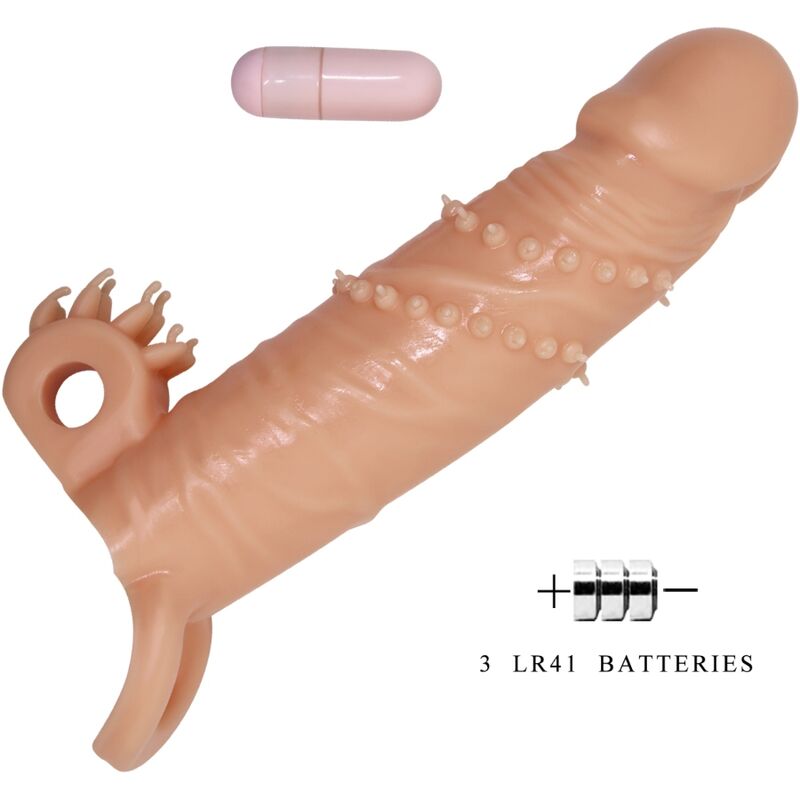 PRETTY LOVE - CONNOR PENIS SLEEVE + CLITORIS STIMULATOR FLESH - Amore24