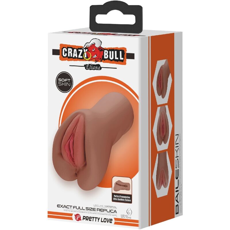 CRAZY BULL - ELIANA VAGINA AND ANUS MULATTO - Amore24