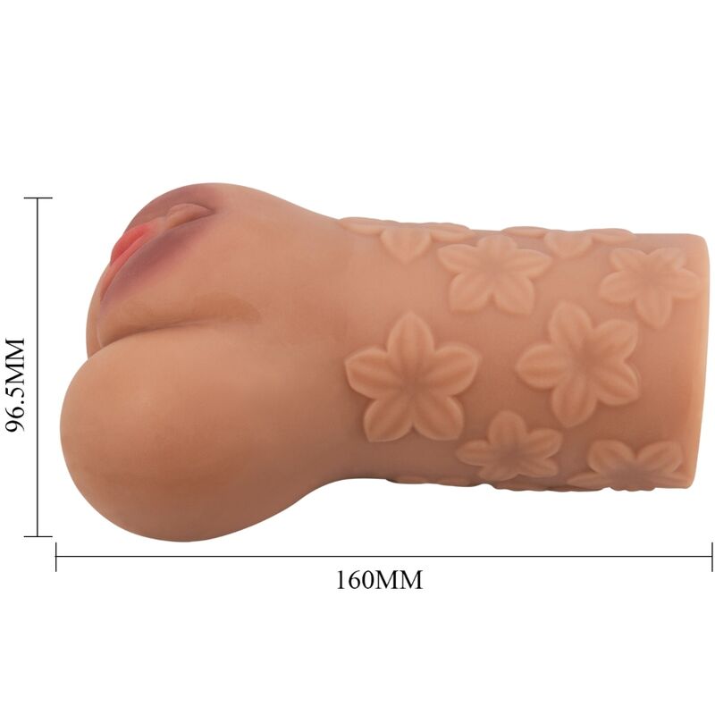 CRAZY BULL - SCARLET VAGINA AND ANUS DESIGN WITH FLOWERS FLESH - Amore24