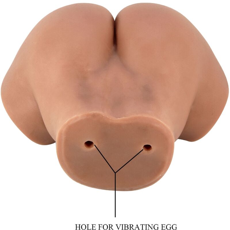 CRAZY BULL - HAILEY VIBRATOR BUTT WITH REALISTIC VAGINA AND ANUS MULATTO CONTROL REMOTO - Amore24