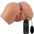CRAZY BULL - HAILEY VIBRATOR BUTT WITH REALISTIC VAGINA AND ANUS MULATTO CONTROL REMOTO - Amore24