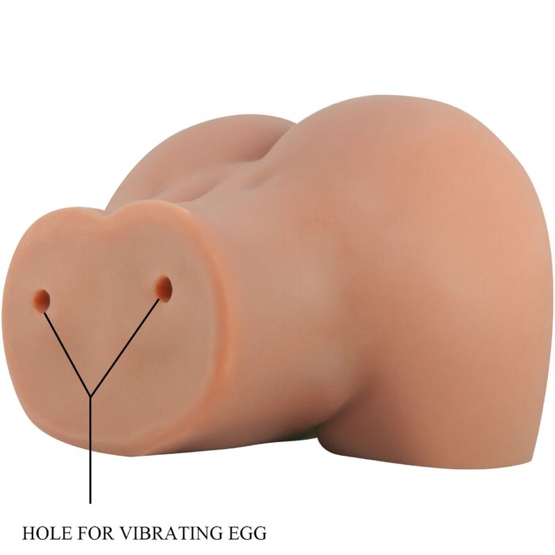 CRAZY BULL - MILA VIBRATOR BUTT WITH REALISTIC VAGINA AND ANUS FLESH CONTROL REMOTO - Amore24