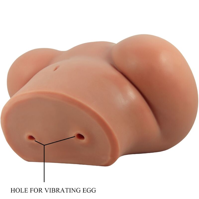 CRAZY BULL - LUNA VIBRATOR BUTT WITH REALISTIC VAGINA AND ANUS FLESH CONTROL REMOTO - Amore24