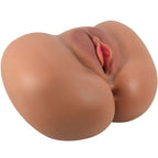 CRAZY BULL - LUNA VIBRATOR BUTT WITH REALISTIC VAGINA AND ANUS FLESH CONTROL REMOTO - Amore24