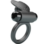 PRETTY LOVE - DEBONAIRE VIBRATING RING RABBIT 10 VIBRATIONS BLACK - Amore24