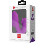 PRETTY LOVE - ATHENA FINGER VIBRATOR WITH CLITORIS STIMULATOR PURPLE - Amore24