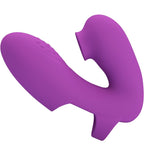 PRETTY LOVE - ATHENA FINGER VIBRATOR WITH CLITORIS STIMULATOR PURPLE - Amore24