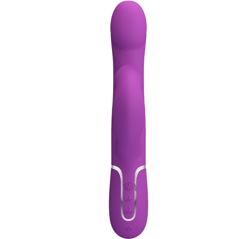 PRETTY LOVE - 4 IN 1 MULTIFUNCTION VIBRATOR & STIMULATOR PURPLE - Amore24