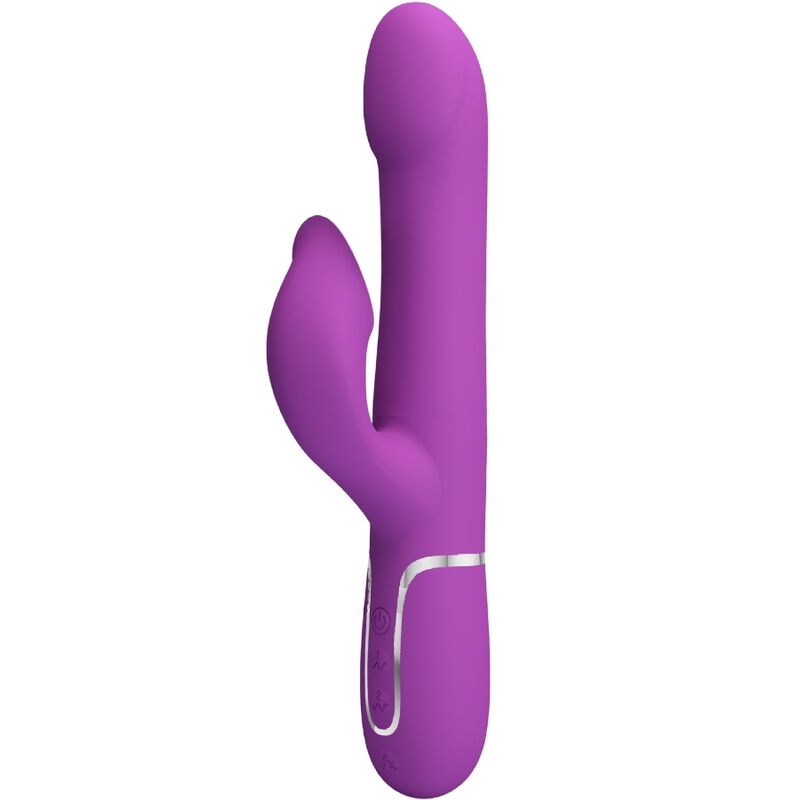 PRETTY LOVE - 4 IN 1 MULTIFUNCTION VIBRATOR & STIMULATOR PURPLE - Amore24