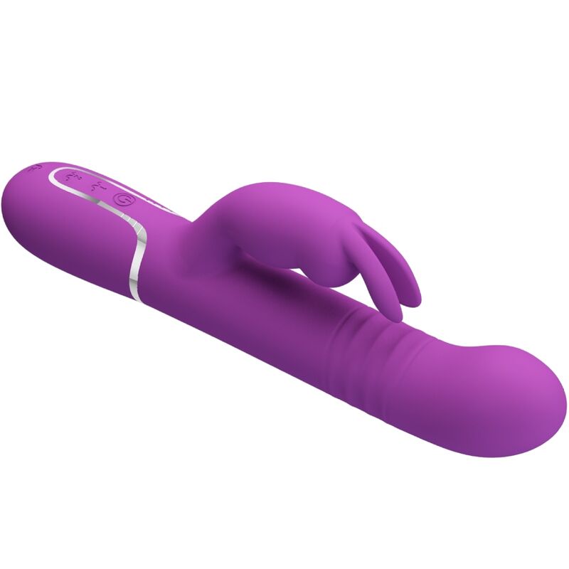 PRETTY LOVE - COALE 4 IN 1 MULTIFUNCTION RABBIT VIBRATOR  PURPLE - Amore24