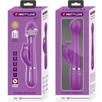 PRETTY LOVE - DEJON 3 IN 1 MULTIFUNCTION RABBIT VIBRATOR  PURPLE - Amore24