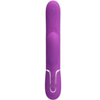 PRETTY LOVE - PERLITA 3 IN 1 MULTIFUNCTION RABBIT VIBRATOR  PURPLE - Amore24