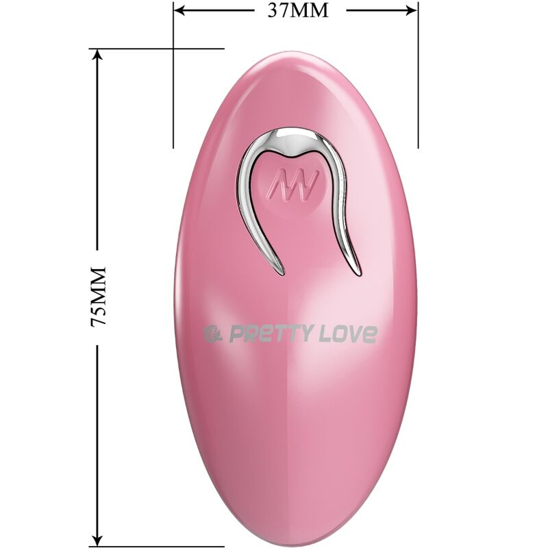 PRETTY LOVE - CAILEY NIPPLE CLAMPS 10 VIBRATIONS REMOTE CONTROL PINK - Amore24