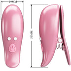 PRETTY LOVE - CAILEY NIPPLE CLAMPS 10 VIBRATIONS REMOTE CONTROL PINK - Amore24