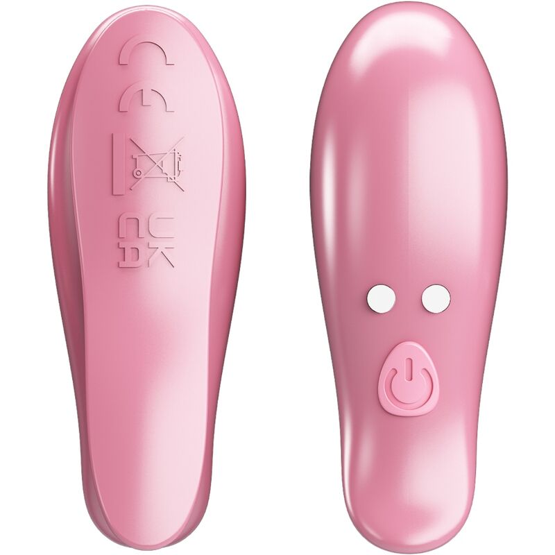 PRETTY LOVE - CAILEY NIPPLE CLAMPS 10 VIBRATIONS REMOTE CONTROL PINK - Amore24