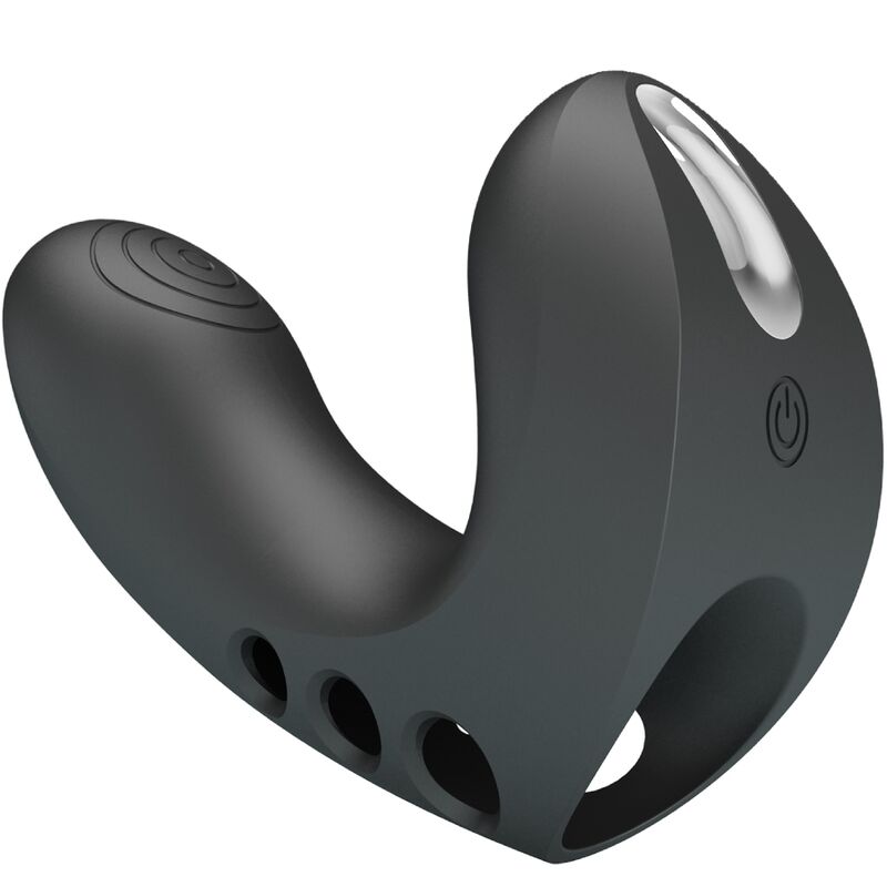 PRETTY LOVE - CAMELIA FINGER VIBRATOR 7 VIBRATIONS BLACK - Amore24
