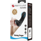 PRETTY LOVE - CAMELIA FINGER VIBRATOR 7 VIBRATIONS BLACK - Amore24