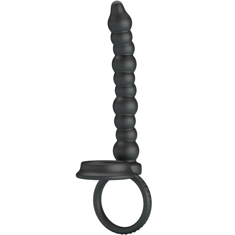 PRETTY LOVE - DILLION DOUBLE PENETRATION COCK RING BLACK - Amore24