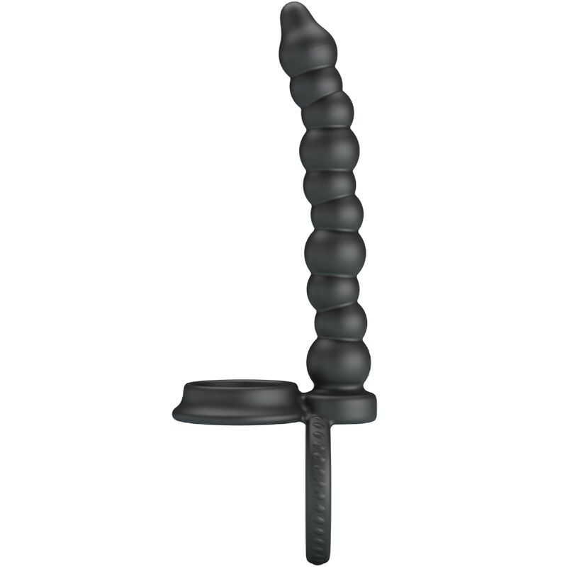 PRETTY LOVE - DILLION DOUBLE PENETRATION COCK RING BLACK - Amore24