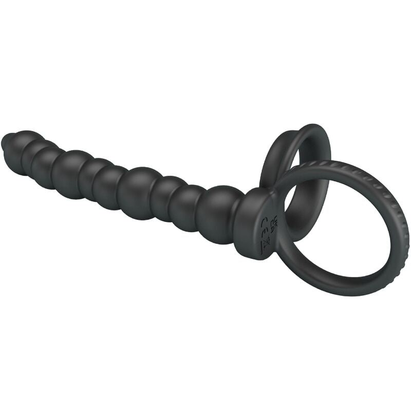 PRETTY LOVE - DILLION DOUBLE PENETRATION COCK RING BLACK - Amore24
