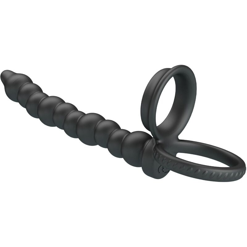 PRETTY LOVE - DILLION DOUBLE PENETRATION COCK RING BLACK - Amore24