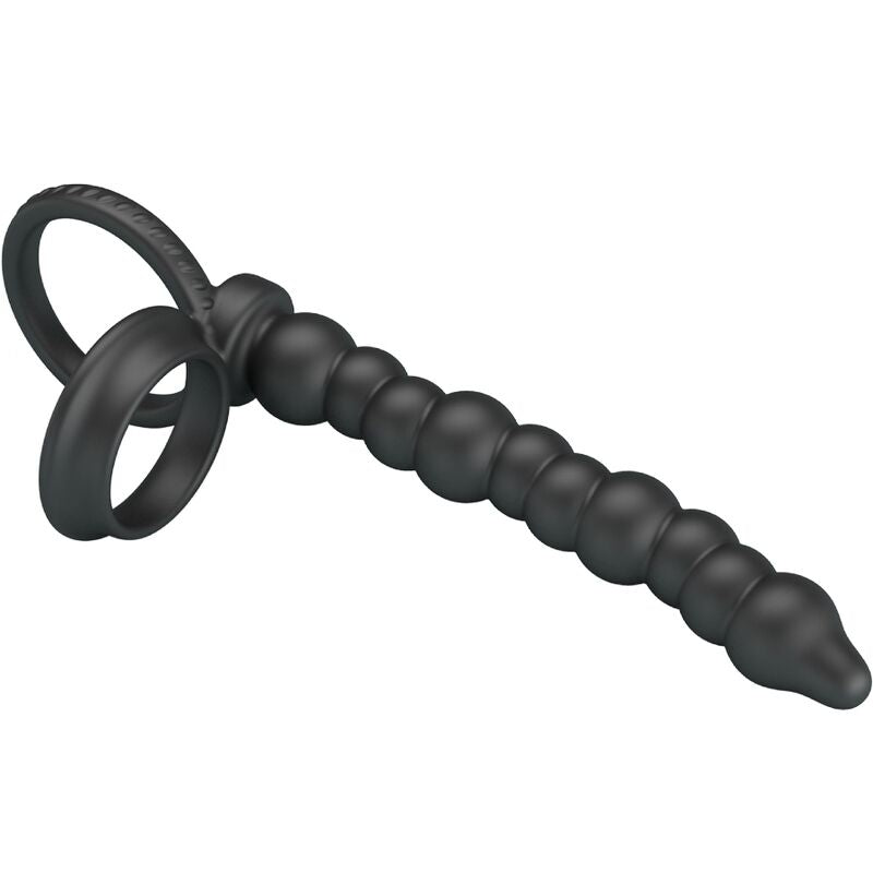 PRETTY LOVE - DILLION DOUBLE PENETRATION COCK RING BLACK - Amore24