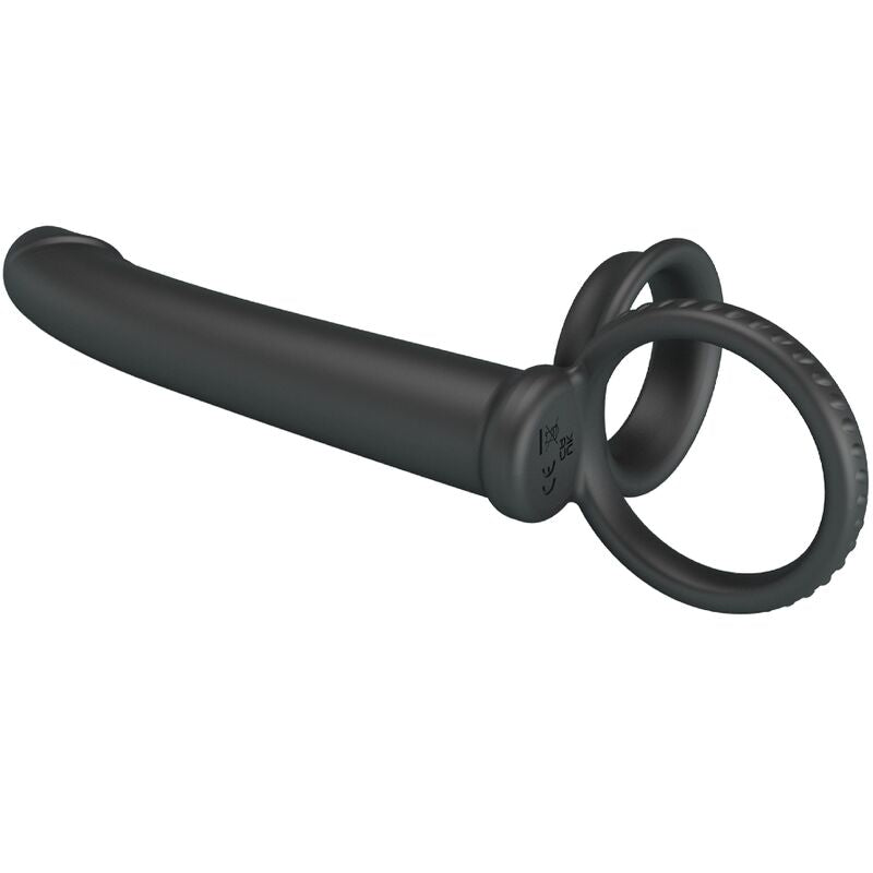 PRETTY LOVE - DILLION DOUBLE PENETRATION DOUBLE COCK RING BLACK - Amore24